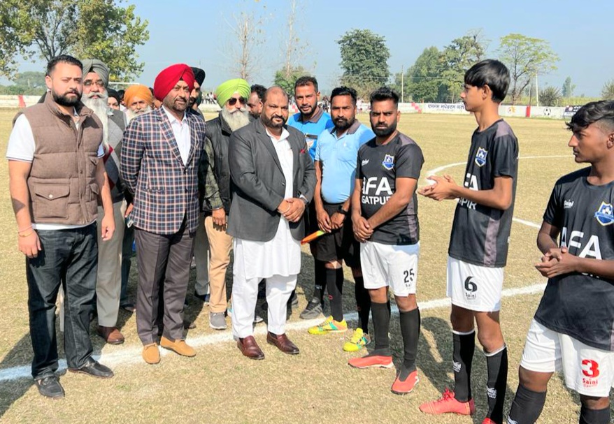 The football tournament organized by the police for the message of staying away from drugs is commendable - Constituency Incharge Sarhal